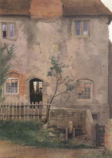 Edward Henry Fahey,RI Old Farm House (mk46) Germany oil painting art